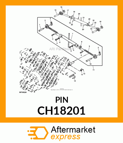 PIN FASTENER, PIN CH18201