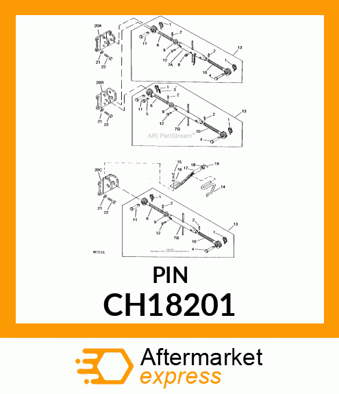 PIN FASTENER, PIN CH18201