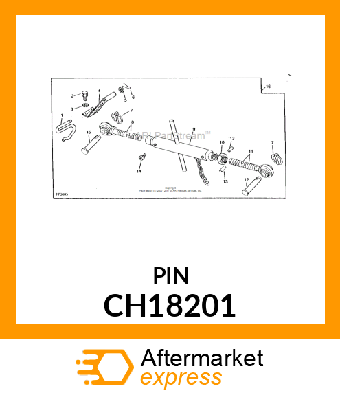 PIN FASTENER, PIN CH18201