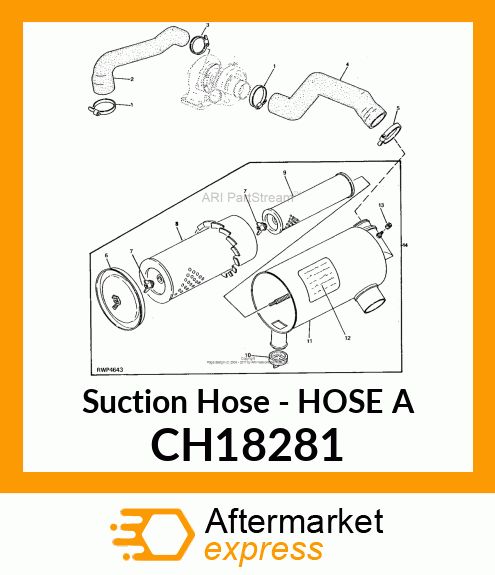 Suction Hose - HOSE A CH18281