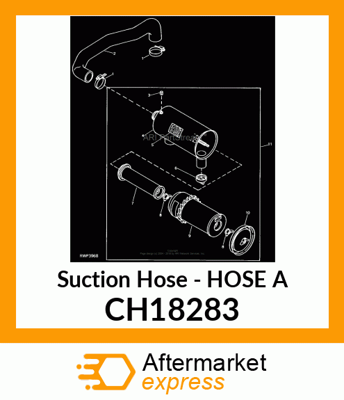 Suction Hose - HOSE A CH18283