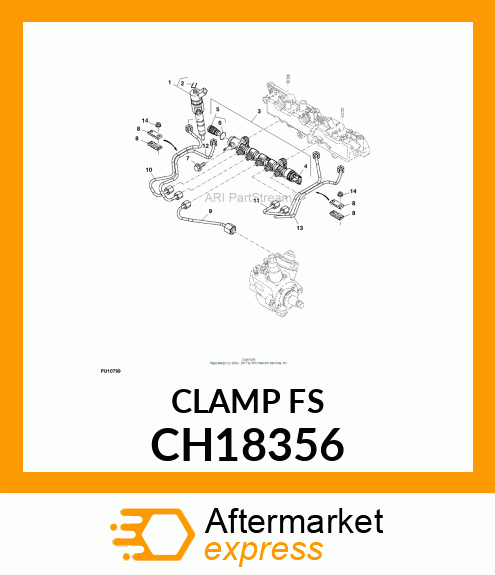 CLAMP,F.I. LINE CH18356