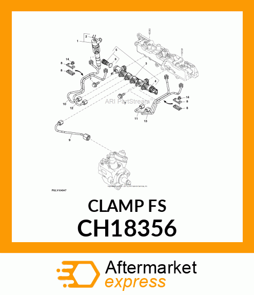 CLAMP,F.I. LINE CH18356