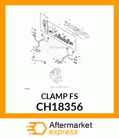 CLAMP,F.I. LINE CH18356