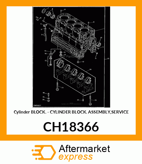 Cylinder Block CH18366