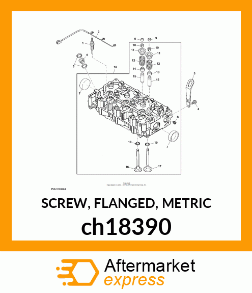 SCREW, FLANGED, METRIC ch18390