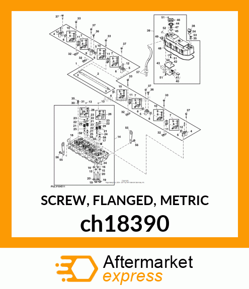 SCREW, FLANGED, METRIC ch18390