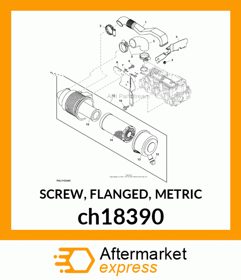 SCREW, FLANGED, METRIC ch18390