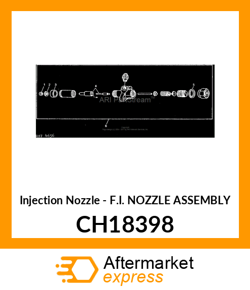 Injection Nozzle - F.I. NOZZLE ASSEMBLY CH18398