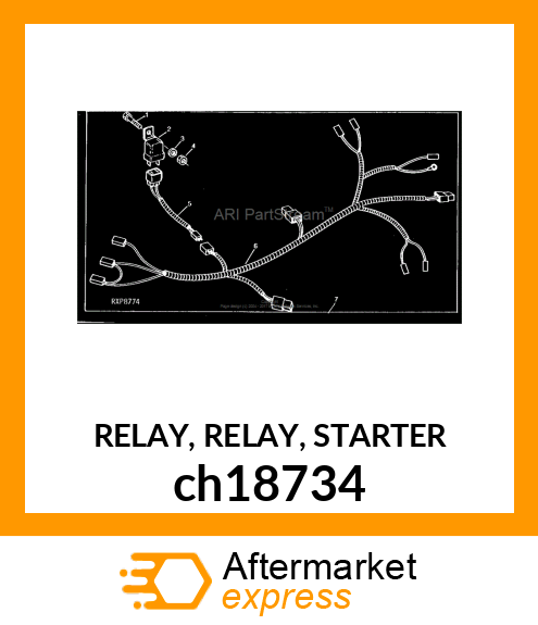 RELAY, RELAY, STARTER ch18734