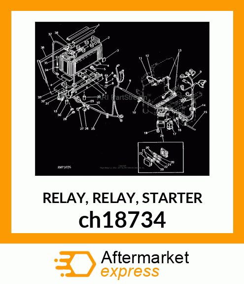 RELAY, RELAY, STARTER ch18734