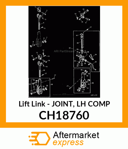 Lift Link - JOINT, LH COMP CH18760