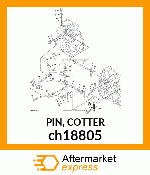 PIN, COTTER ch18805