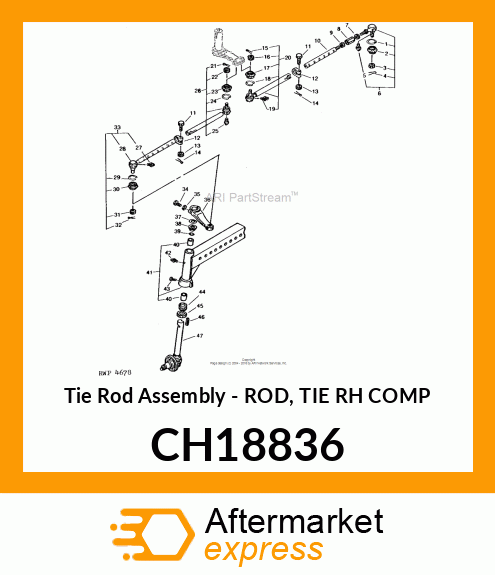 Tie Rod Asm CH18836