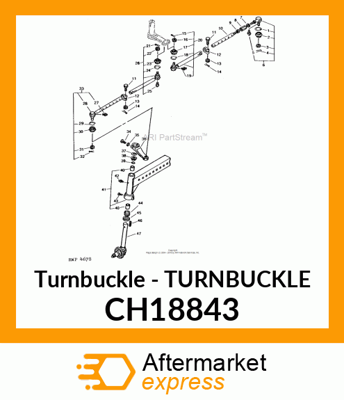 Turnbuckle - TURNBUCKLE CH18843