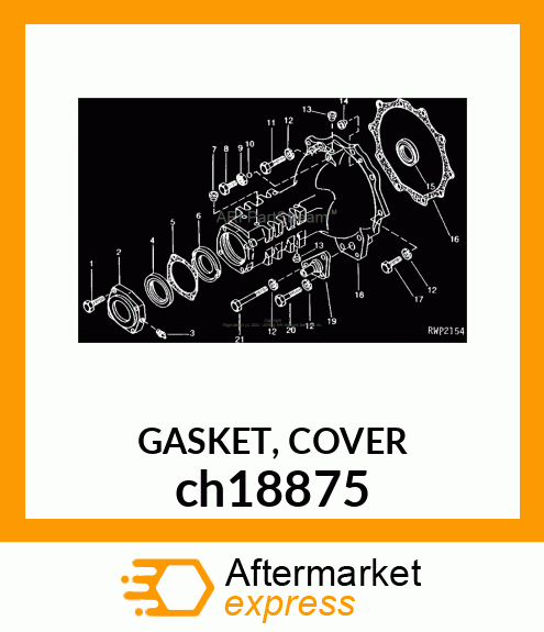 GASKET, COVER ch18875