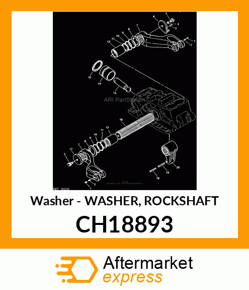 Washer Rockshaft CH18893