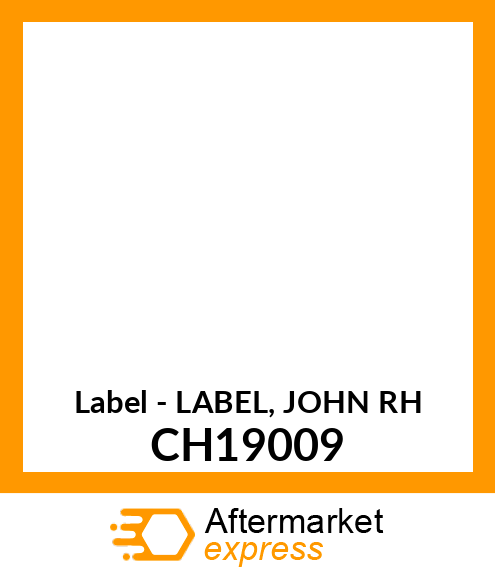 Label - LABEL, JOHN RH CH19009