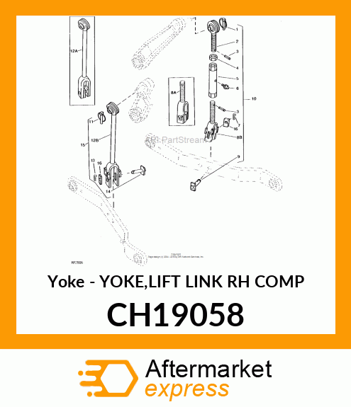 Yoke - YOKE,LIFT LINK RH COMP CH19058