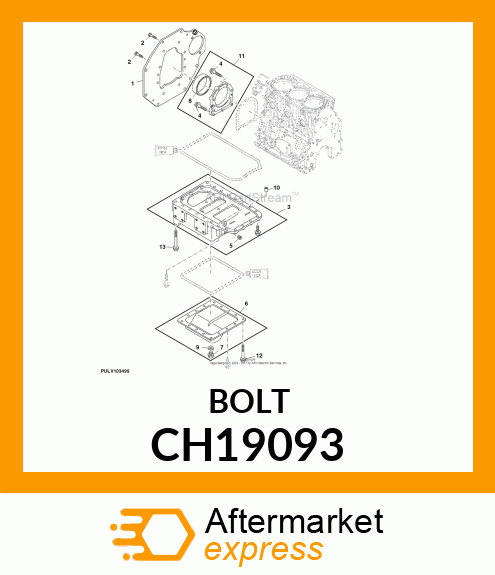 BOLT,FLANGE CH19093