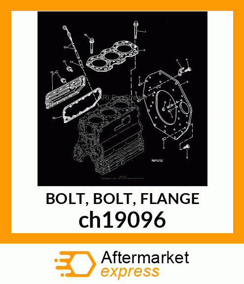 BOLT, BOLT, FLANGE ch19096