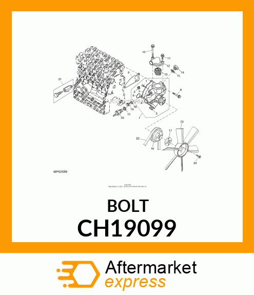 BOLT, FLANGE CH19099
