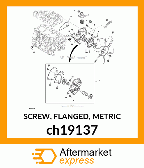 SCREW, FLANGED, METRIC ch19137