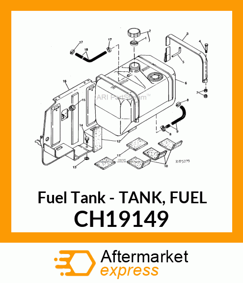 Fuel Tank - TANK, FUEL CH19149