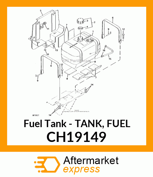 Fuel Tank - TANK, FUEL CH19149