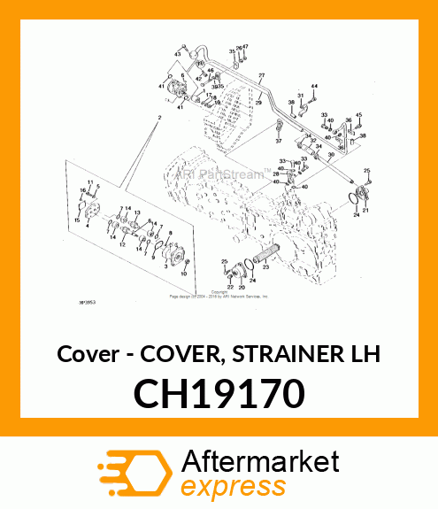 Cover - COVER, STRAINER LH CH19170