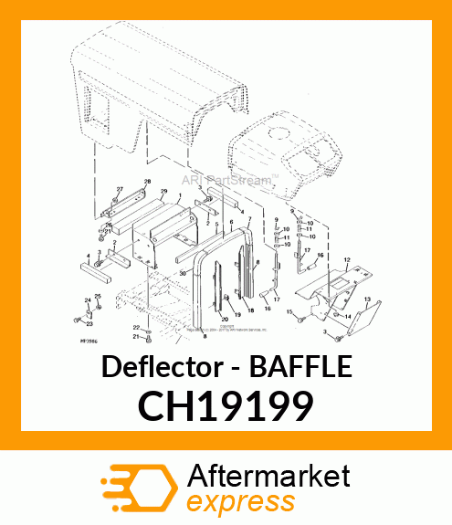 Deflector - BAFFLE CH19199