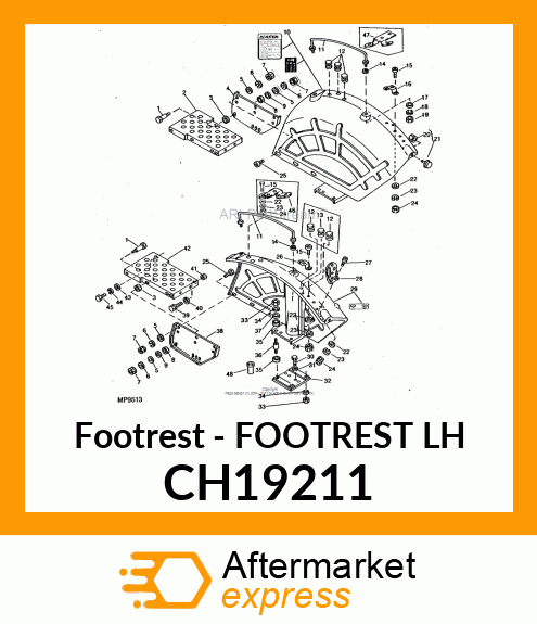 Footrest CH19211