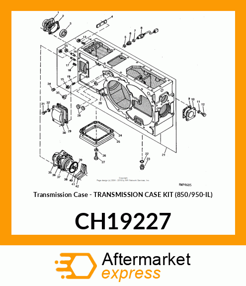 Transmission Case - TRANSMISSION CASE KIT (850/950-IL) CH19227