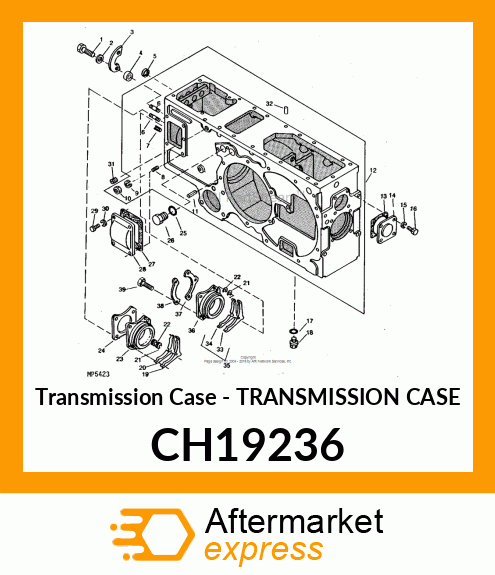 Transmission Case - TRANSMISSION CASE CH19236