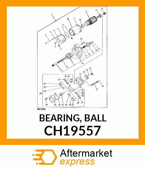 BEARING, BALL CH19557