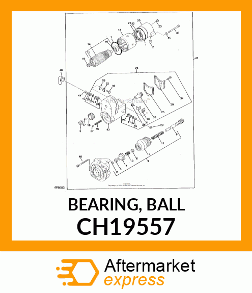 BEARING, BALL CH19557
