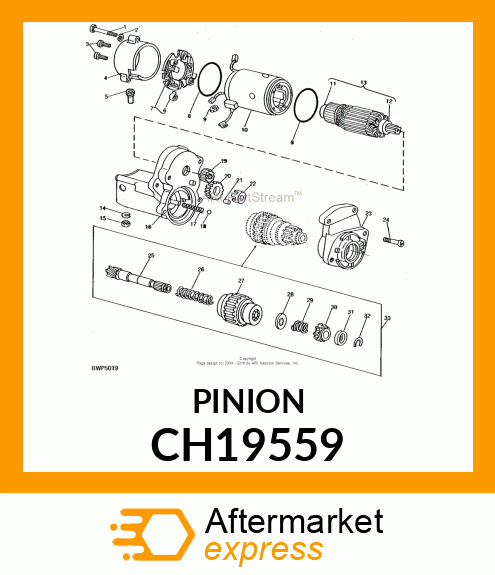 PINION CH19559