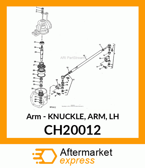 Arm - KNUCKLE, ARM, LH CH20012