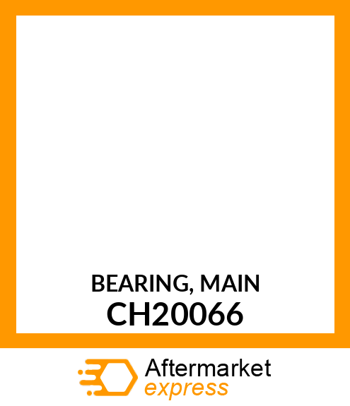 BEARING, MAIN CH20066