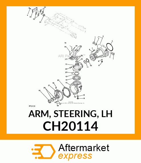 ARM, STEERING, LH CH20114