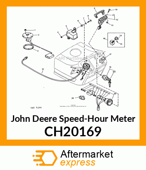 Speed-Hour Meter CH20169
