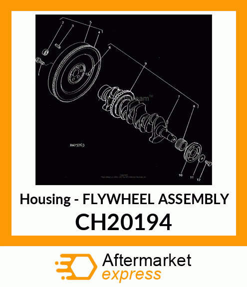 Housing - FLYWHEEL ASSEMBLY CH20194