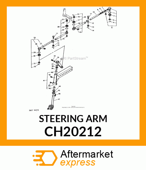 Arm Steering Rh CH20212