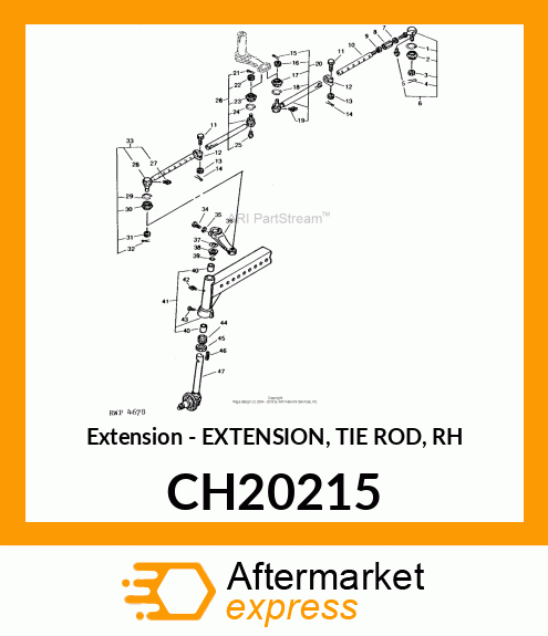 Extension - EXTENSION, TIE ROD, RH CH20215