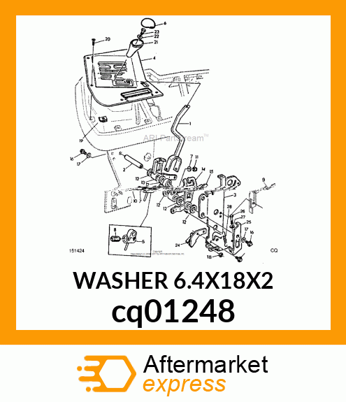 WASHER 6.4X18X2 cq01248