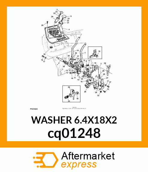 WASHER 6.4X18X2 cq01248