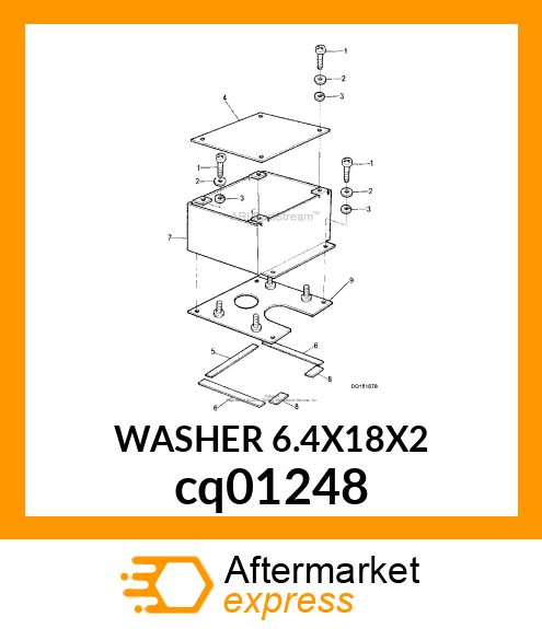 WASHER 6.4X18X2 cq01248