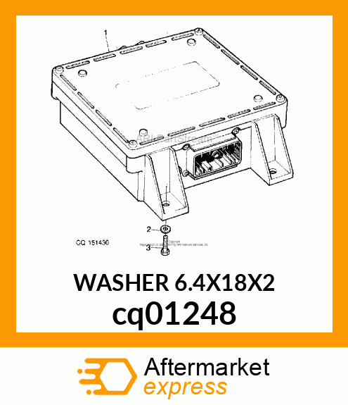 WASHER 6.4X18X2 cq01248