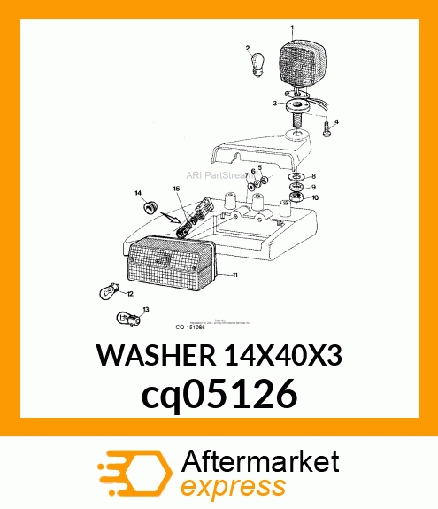 WASHER 14X40X3 cq05126