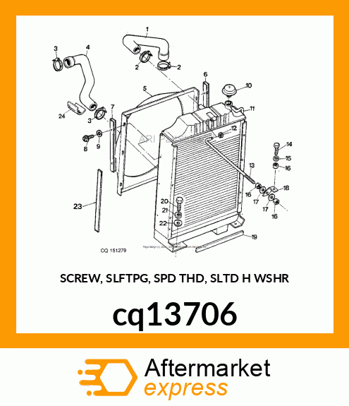 SCREW, SLFTPG, SPD THD, SLTD H WSHR cq13706